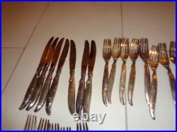 1847 Rogers FLAIR International Silver plate Flatware Set 39 Pieces