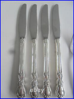 1847 Rogers Heritage Silver Plate (8) 5 Piece Place Settings