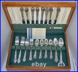 1847 Rogers Heritage Silverplate Service For 8 60 Pieces & Box