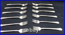 1847 Rogers IS Adoration Silverplate 75 pc. Flatware Service for 12 with Orig Case