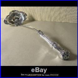 1847 Rogers International 1904 VINTAGE grape silverplate PUNCH LADLE hollow hdle