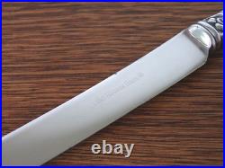 1847 Rogers International CHARTER OAK Silverplate OLD FRENCH All 6 Knives 9 3/4