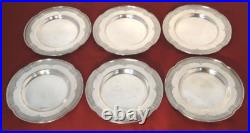 1847 Rogers International Int'l Silver Plate ANCESTRAL 6 Bread Plates c1924