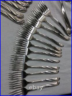 1847 Rogers International Silver 1958 SWEEP Silverplate Flatware Service For 12
