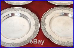 1847 Rogers International Silver ANCESTRAL 6 Bread Plates Super Scarce c1924