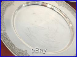 1847 Rogers International Silver ANCESTRAL 6 Dinner Plates Super Scarce c1924