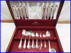 1847 Rogers Remembrance IS 52pc Silver Plate Flatware Set Heavy Weight svc 8