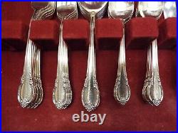 1847 Rogers Remembrance IS 52pc Silver Plate Flatware Set Heavy Weight svc 8