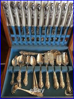 1847 Rogers Silverplate 72 Piece Set Heritage in Box