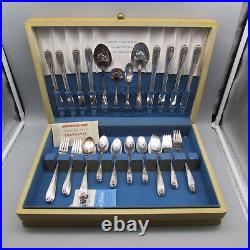 1847 Rogers Silverplate Daffodil 1950 Service for Eight 52pc Set