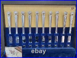 1847 Rogers Vintage Silver Plate Eternally Yours 78-Pc Grille Set Service for 12