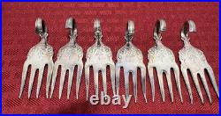 1847 Rogersvintage Grape Pattern(6)cheese Markersbuffet/charcuterie