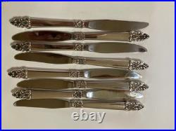 1847 rogers bros 1969 King Frederick Royal Empress Silver Plate Flatware, 47pc