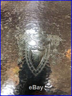 1847 rogers bros heraldic pattern 7 piece silver plate set 1916 silverplate LA
