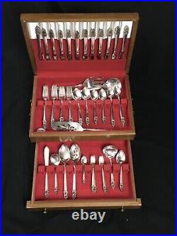 1847 rogers bros silverware King Frederik, service for 12 and serving pieces