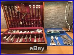 1847 rogers bros silverware eternally yours service for 8, 70pc + 7 additional