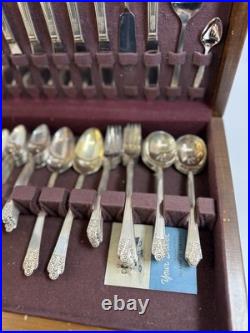 1847 rogers bros silverware (is) 56piece set Vintage Rare