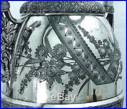 1868 Early Aesthetic Assyrian Revival Rogers Smith Samovar Coffee Urn 160 Oz