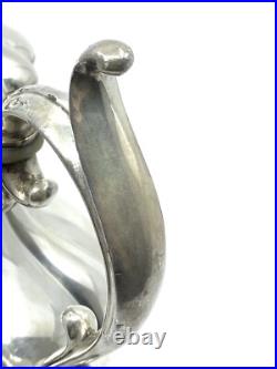 1870s Rogers Bros MFG Co Pumpkin Top Vines Floral Base Teapot Silver Plate 1870s Rogers Bros MFG Co Pumpkin Top Vines Floral Base Teapot Silver Plate