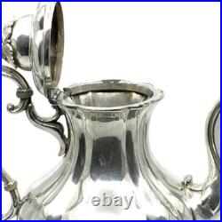 1870s Rogers Bros MFG Co Pumpkin Top Vines Floral Base Teapot Silver Plate 1870s Rogers Bros MFG Co Pumpkin Top Vines Floral Base Teapot Silver Plate