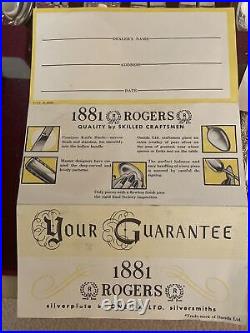 1881 Rogers Bros Oneida Enchantment-London Town Silverplate piece Flatware