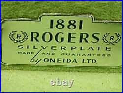 1881 Rogers Oneida Capri 55pc Silverplate Flatware Set Serv 7 +++