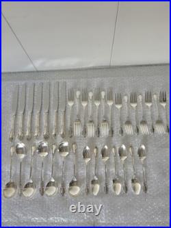 1881 Rogers Oneida Enchantment SS Silverware 5 Pc Service Set For 7 / 56 Pcs