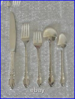 1881 Rogers Oneida Enchantment SS Silverware 5 Pc Service Set For 7 / 56 Pcs 1881 Rogers Oneida Enchantment SS Silverware 5 Pc Service Set For 7 / 56 Pcs
