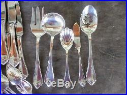 1881 Rogers Oneida King James Silverplate 101 Piece Set Service for 16 & Serving