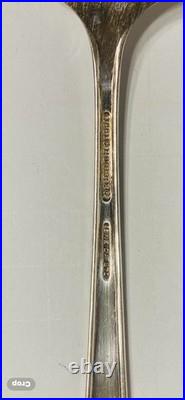 1881 Rogers Oneida Silver Plate Flatware Set 73PC Dovetail Wood Chest EXTRAS