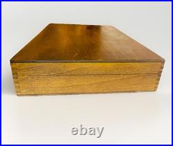 1881 Rogers Oneida Silver Plate Flatware Set 73PC Dovetail Wood Chest EXTRAS