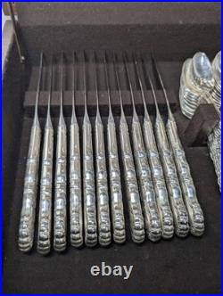 1881 Rogers Oneida Silver Plate Silverware Flatware 75 Piece VINTAGE 1881 Rogers Oneida Silver Plate Silverware Flatware 75 Piece VINTAGE