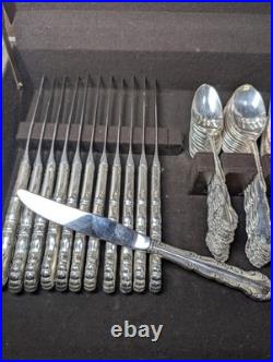 1881 Rogers Oneida Silver Plate Silverware Flatware 75 Piece VINTAGE