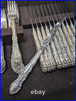 1881 Rogers Oneida Silver Plate Silverware Flatware 75 Piece VINTAGE