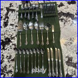 1881 Rogers Oneida Silver Plate Silverware Flatware 86 Piece VINTAGE