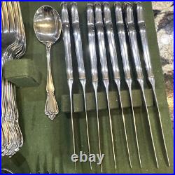 1881 Rogers Oneida Silver Plate Silverware Flatware 86 Piece VINTAGE