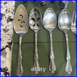 1881 Rogers Oneida Silver Plate Silverware Flatware 86 Piece VINTAGE