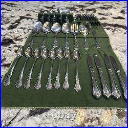 1881 Rogers Oneida Silver Plate Silverware Flatware 86 Piece VINTAGE