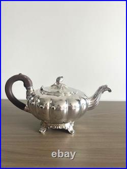 1881 Rogers Silverplate Tea Coffee Set 4pc Coffee Pot Sugar Creamer Tray