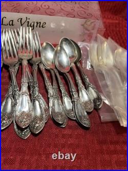 1881 Rogerslavigne Grape Patternspoons & Forks1908