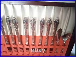 1881 rogers oneida silverware Set London Town Pattern 74 Pcs