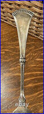 1885 Antique Silverplate Rogers Bros 1847 Crown FISH SERVER S Monogram Victorian