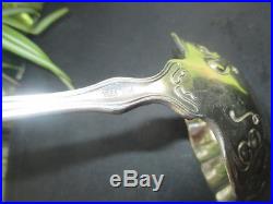1904 Berwick Diana Rogers Silver Plate Htf Soup Punch Ladle 12