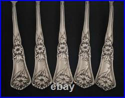 1906 Gloria Grenoble Rogers Oneida Set Of 5 Egg Spoons Rare Find Stunning