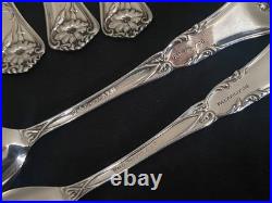 1906 Gloria Grenoble Rogers Oneida Set Of 5 Egg Spoons Rare Find Stunning