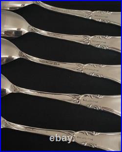 1906 Gloria Grenoble Rogers Oneida Set Of 5 Egg Spoons Rare Find Stunning