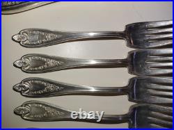 1911 Rogers Bros 1847 Old Colony Silver Plated Flatware Set 86+pc 1911 Rogers Bros 1847 Old Colony Silver Plated Flatware Set 86+pc