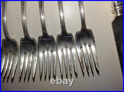 1911 Rogers Bros 1847 Old Colony Silver Plated Flatware Set 86+pc 1911 Rogers Bros 1847 Old Colony Silver Plated Flatware Set 86+pc