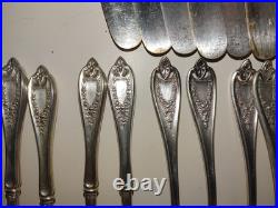 1911 Rogers Bros 1847 Old Colony Silver Plated Flatware Set 86+pc 1911 Rogers Bros 1847 Old Colony Silver Plated Flatware Set 86+pc