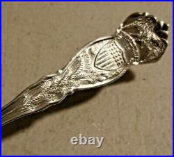 1915 Wm Rogers & Son AA United States of America Shield Spoons Set of 26 3051